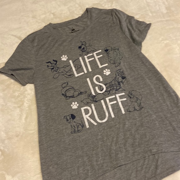 Disney Tops - Disney Dogs “life is ruff” Shirt